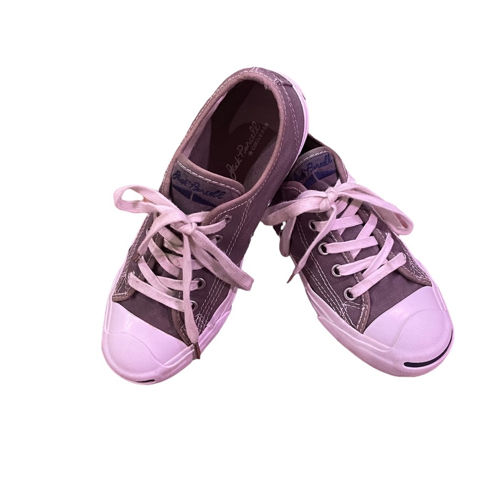 Converse Jack Purcell Grey Canvas Woman’s Sneaker Size 5 - Mens 3.5